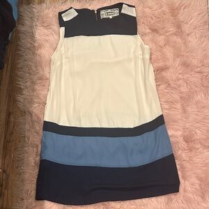 Pink Martini Navy and Blue Mini Dress